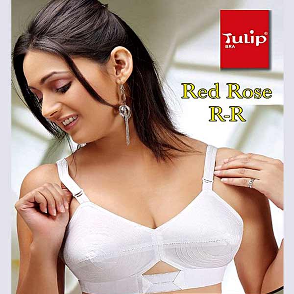 Tulip Red Rose Bra  Flourish Nightwear & Undergarments
