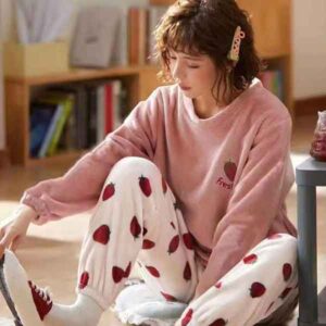 Winter Velvet Pajama Set