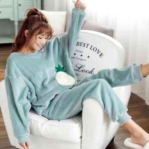 Winter Velvet Pajama Set