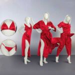 6 Pieces Bridal Gown Set