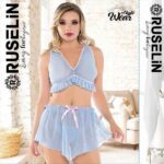 Sky Blue Stylish Lingerie