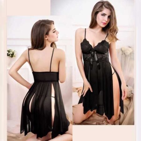 Bridal Sexy Black Nighty
