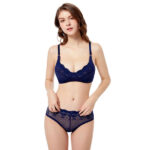 Laika Figure Bra Set by Flourish Undergarments - 2-piece figure contouring lace bra and panty set
