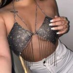 Bridal Chain Glossy Bra