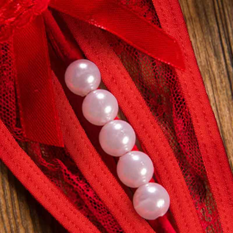 Open Crotch with Beads