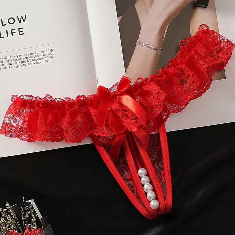 Open Crotch with Beads