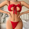 Red Bow Lingerie Set